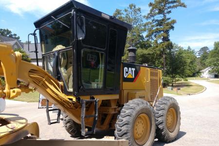 case heavy equipment truck window tinting