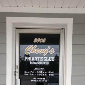 chevys private club commercial exterior window tinting