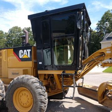 case heavy equipment truck window tinting 