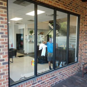 scim exterior commercial window tinting