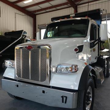 Semi Truck Front Driver Window | Carolina Window Tint | Llumar Window