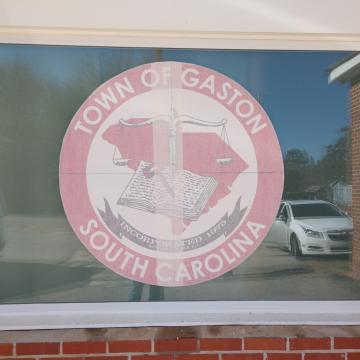 town of gaston storefront commercial exterior window tinting